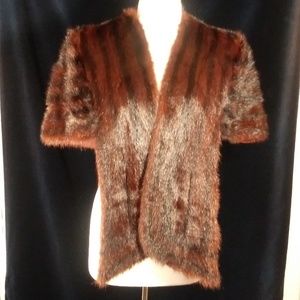 Elegant Vintage Mink Wrap